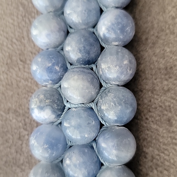 Agate Bracelete,  blue - Picture 3 of 4